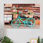 Bicycle With Flower Baskets Wrapped Canvas -Image by Shutterstock