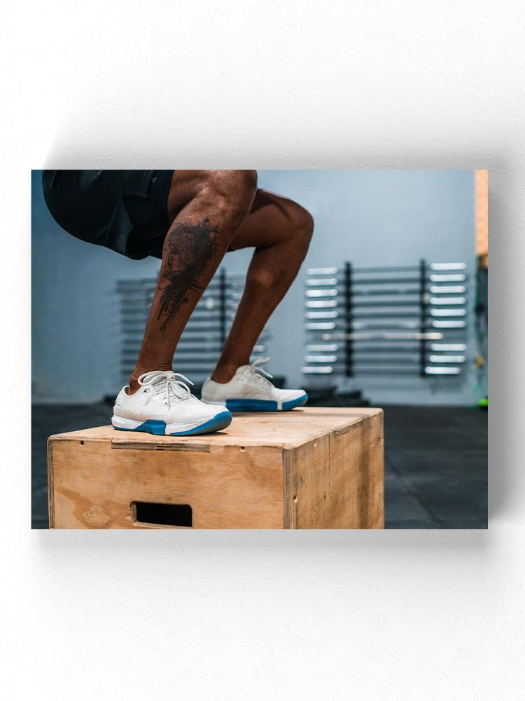 Box Jump Exercise Wrapped Canvas -Image by Shutterstock