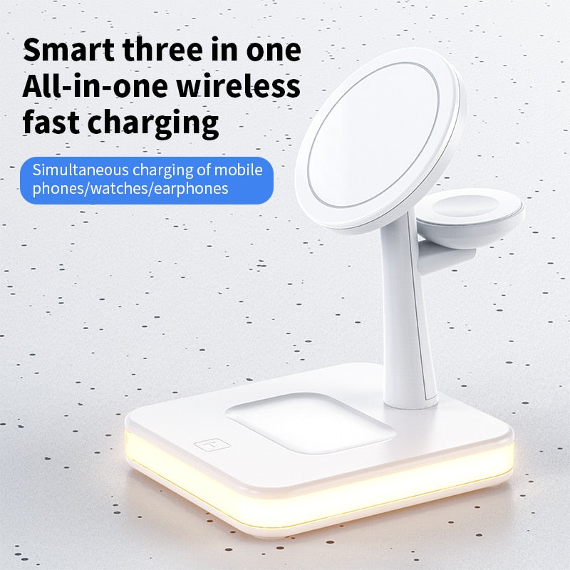 The #1 Fast Charging 3 In 1 Magnetic Dock Station™️