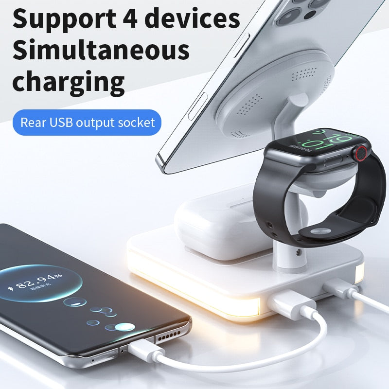 The #1 Fast Charging 3 In 1 Magnetic Dock Station™️