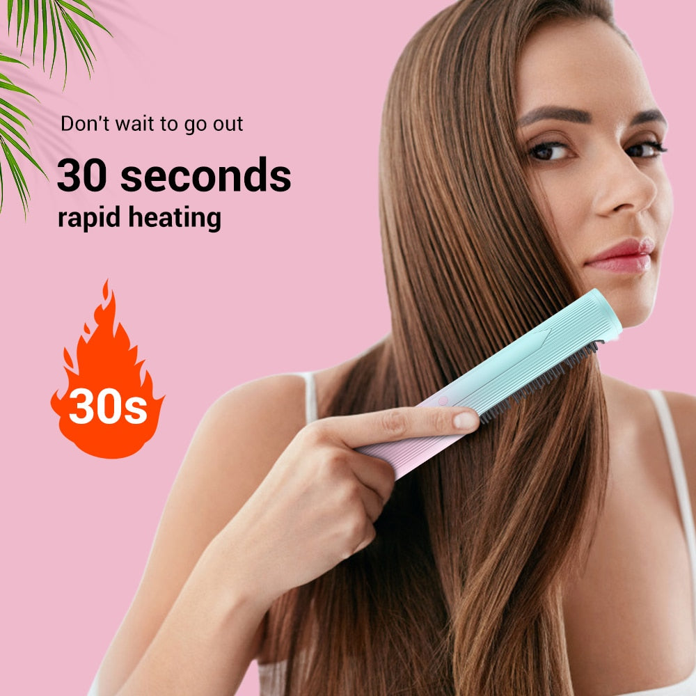 Hot Girl Comb Straightener ™️